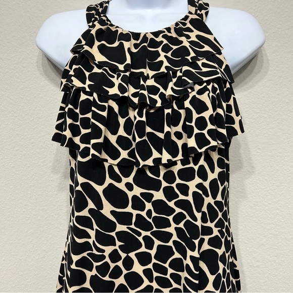 ENFOCUS STUDIO Dress Size 8 Black/White Knee Length - Picture 3 of 4